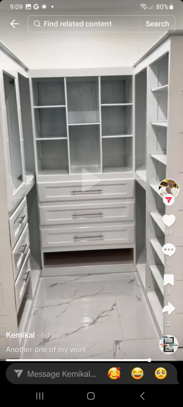 White Walkin Closet