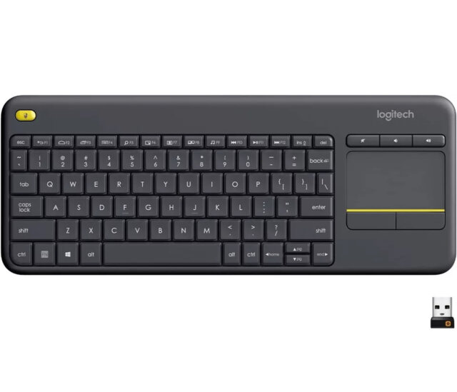 Logitech K400 Plus Wireless Touch Keyboard