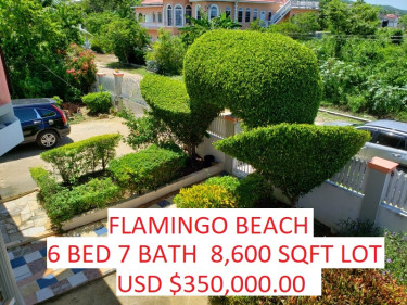  FLAMINGO BEACH 6 Bedroom 7 BATH USD $350,000