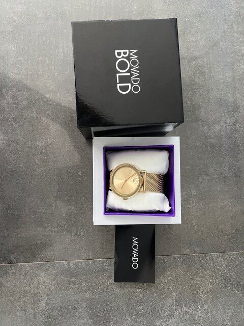 Movado Bold Men’s Watch Gold