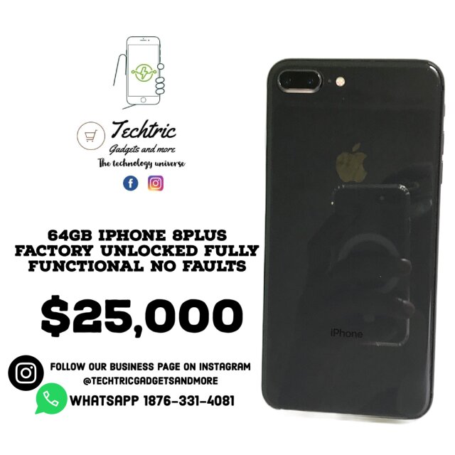 64GB IPHONE 8Plus FACTORY UNLOCKED