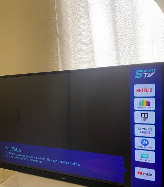 43 Inch Black Point Smart TV