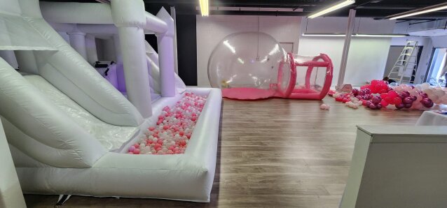 25 White Bounce House For Rent