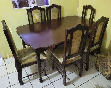 Mahogany Dining Table Set