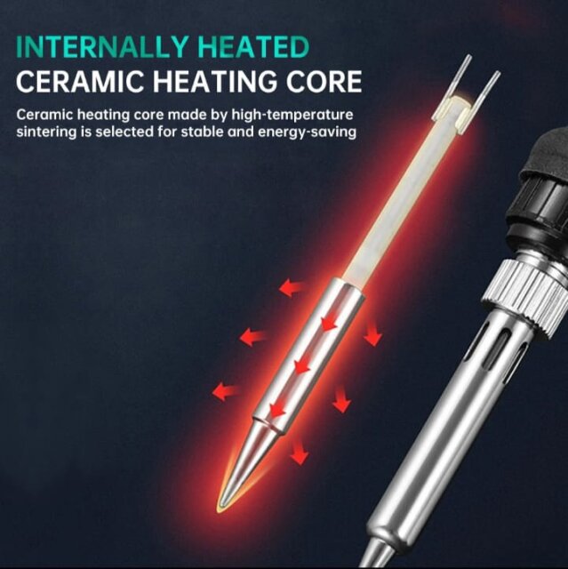 Adjustable Temperature Soldering Iron 60W