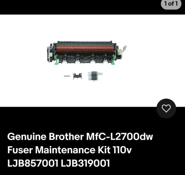 Brother MfC-L2700dw Fuser( Genuine)