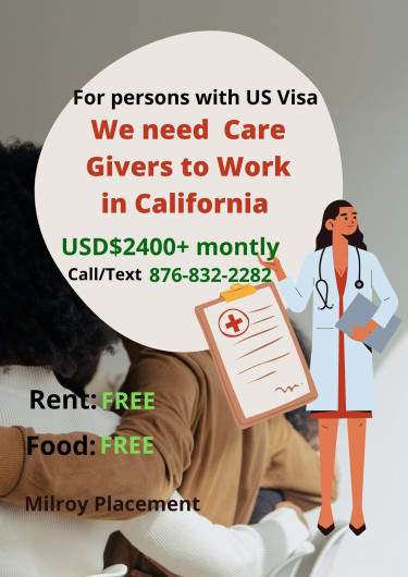 Care Giver Job Full Time Jobs Calilornia