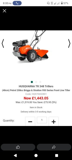 Cultivator Tiller