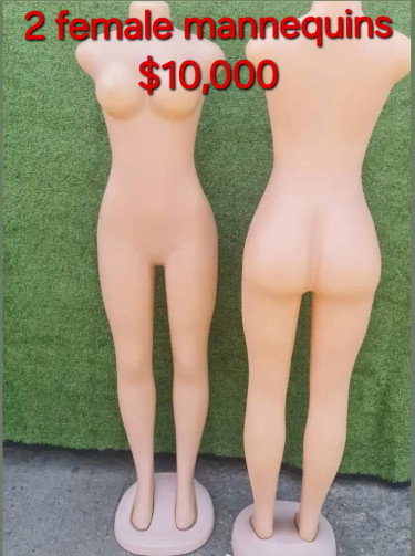 2 FEMALE MANNEQUINS FOR SALE