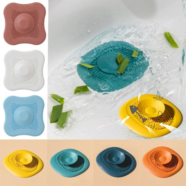 Silicone Sink Drain Strainer