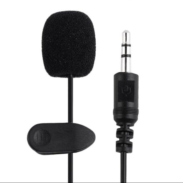 Mini Clip-on 3.5mm Jack Microphone Voice Amplifier