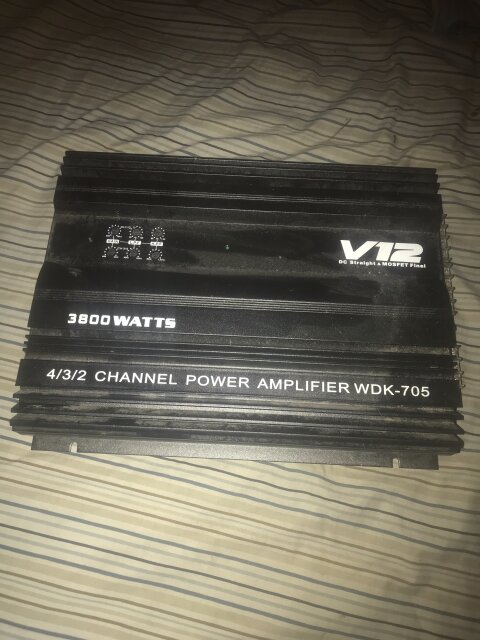 3800 Watt 4 Channel Amplifier