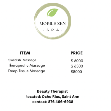 Mobile Massage Services In Ocho Rios 