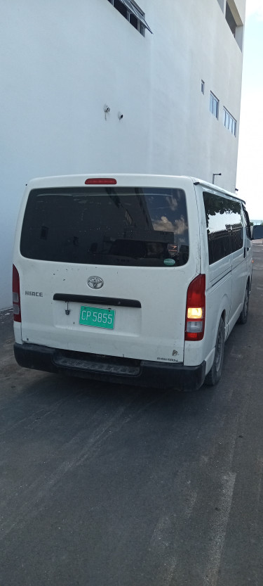 Seeking Toyota Hiace To Rent