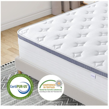 Queen Mattress, 12 Inch Hybrid Mattress