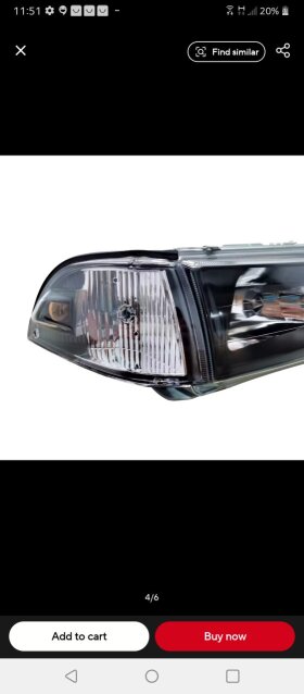 Headlights For 88-92 Toyota Corolla Sedan AE92