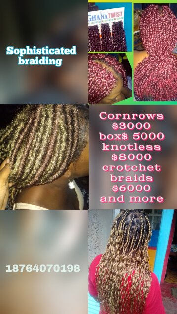 Synthetic Braiding Knotless Braids Stitch Braids