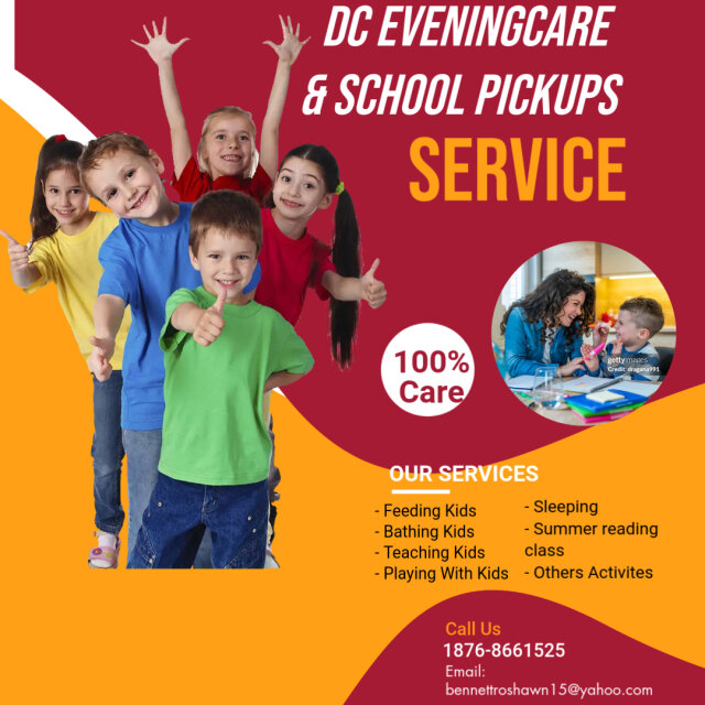 Evening Care And School Pickups Services