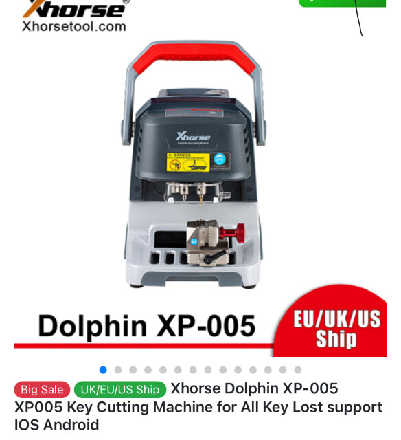 Xhorse Dolphin XP-005 Key Cutting Machine