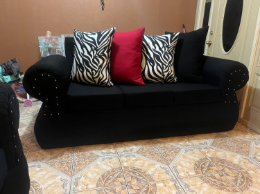 Brand New Sofa Set (Black)