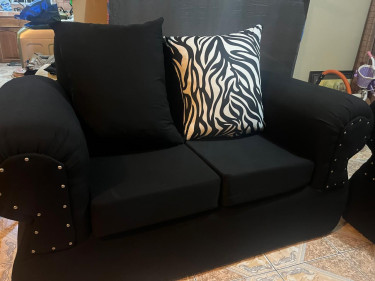  Brand New Sofa Set (Black) 