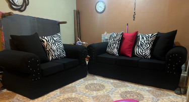 Brand New Sofa Set Black