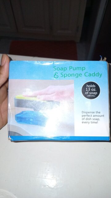 Soap Pump & Sponge Caddy