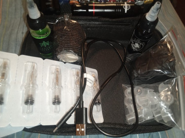 Wireless Tattoo Kit With Power Supply Mix 8 Piece