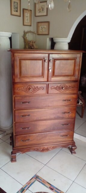 New 6 Drawer Cedar Chest Of Drawers With Cupboard