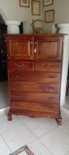 New 6 Drawer Cedar Chest Of Drawers With Cupboard