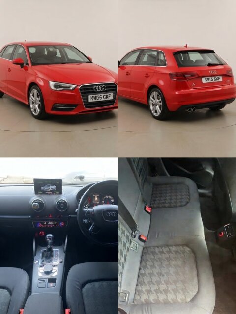2013 RED AUDI A3