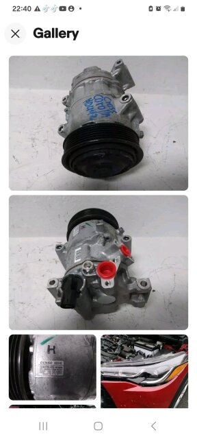 Toyota Cross AC Compressor