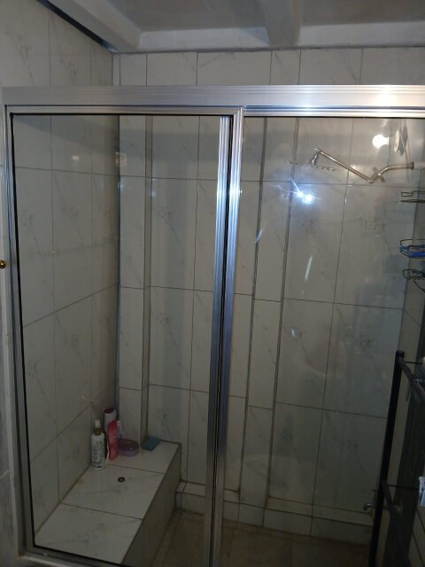 Chrome Framed Shower