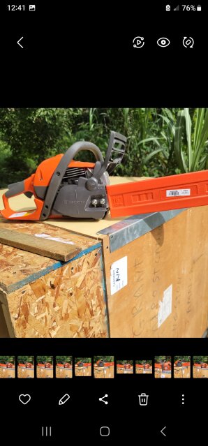 Brand New Husqvarna 130 Chain Saw For Sale