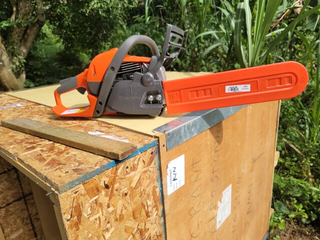 Brand New Husqvarna 130 Chain Saw For Sale