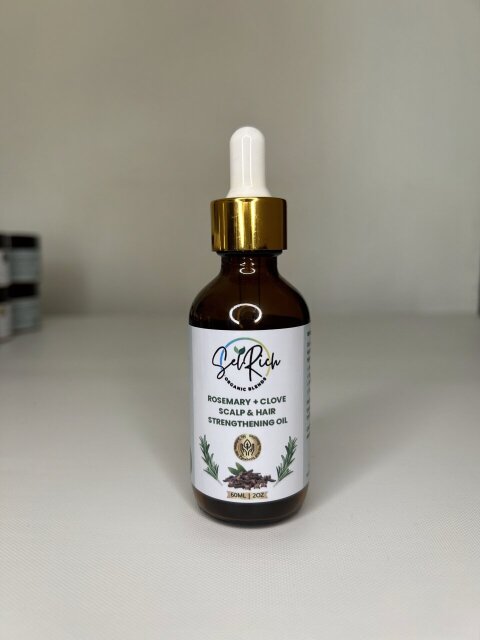 ROSEMARY + CLOVE SCALP & HAIR STRENGTHENING OIL