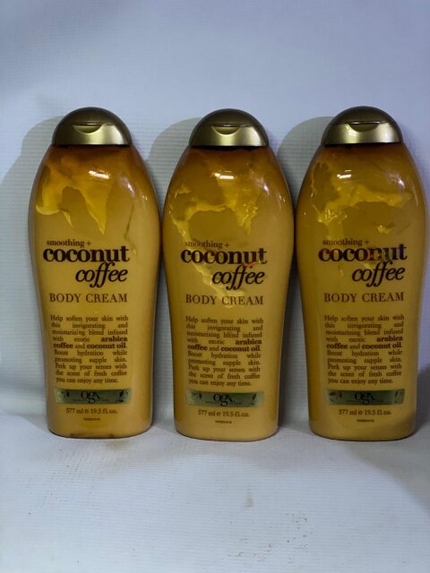 OGX Smoothing + Coconut Coffee Body Cream