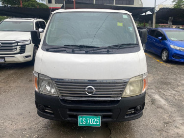 2012 Nissan Urvan Diesel Manual 