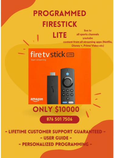 PROGRAMMED FIRESTICK LITE