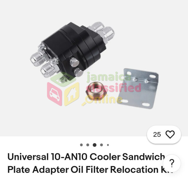 Universal AN 10 Oil Cooler Relocation Kit