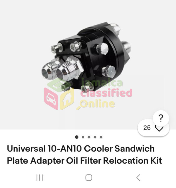 Universal AN 10 Oil Cooler Relocation Kit Auto Accessories St. James