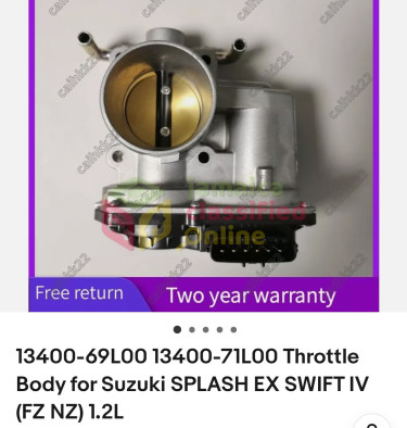 Used Throttle Body, (suzuki Swift: ZC72S) Auto Parts St. James