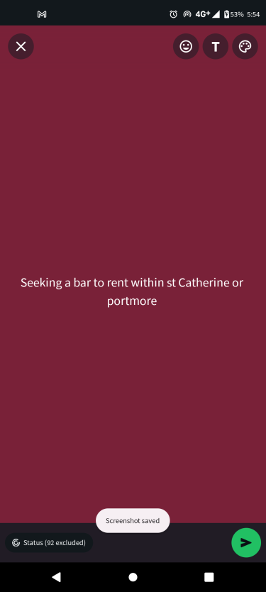 Seeking Bar For Rent 