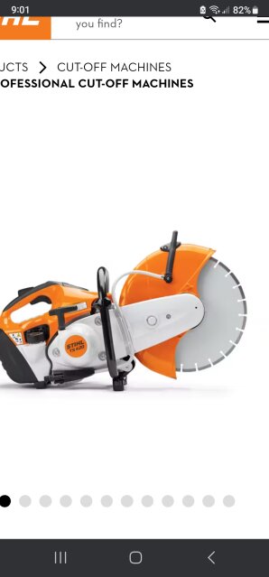 Stihl Ts420 Concrete Saw For Rent