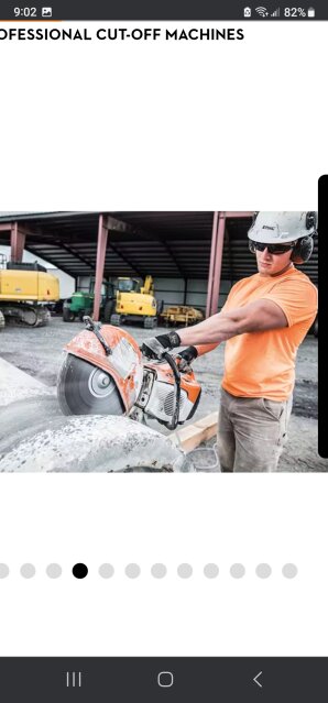 Stihl Ts420 Concrete Saw For Rent