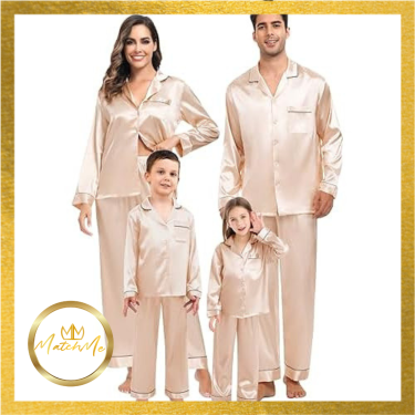 MATCHING SILK PAJAMAS FOR THE FAMILY 