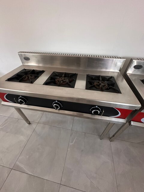 Used Two 3 Burner Commercial Stoves