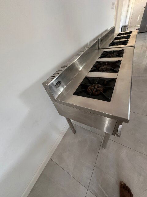 Used Two 3 Burner Commercial Stoves