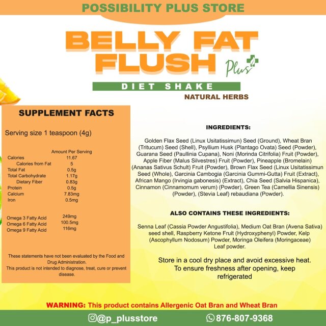 Belly Fat Flush (1 Month Supply)