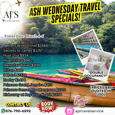 Ash Wednesday Travel Deals 